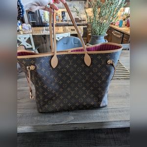 Louis Vuitton Monogram Never full GM (peony)